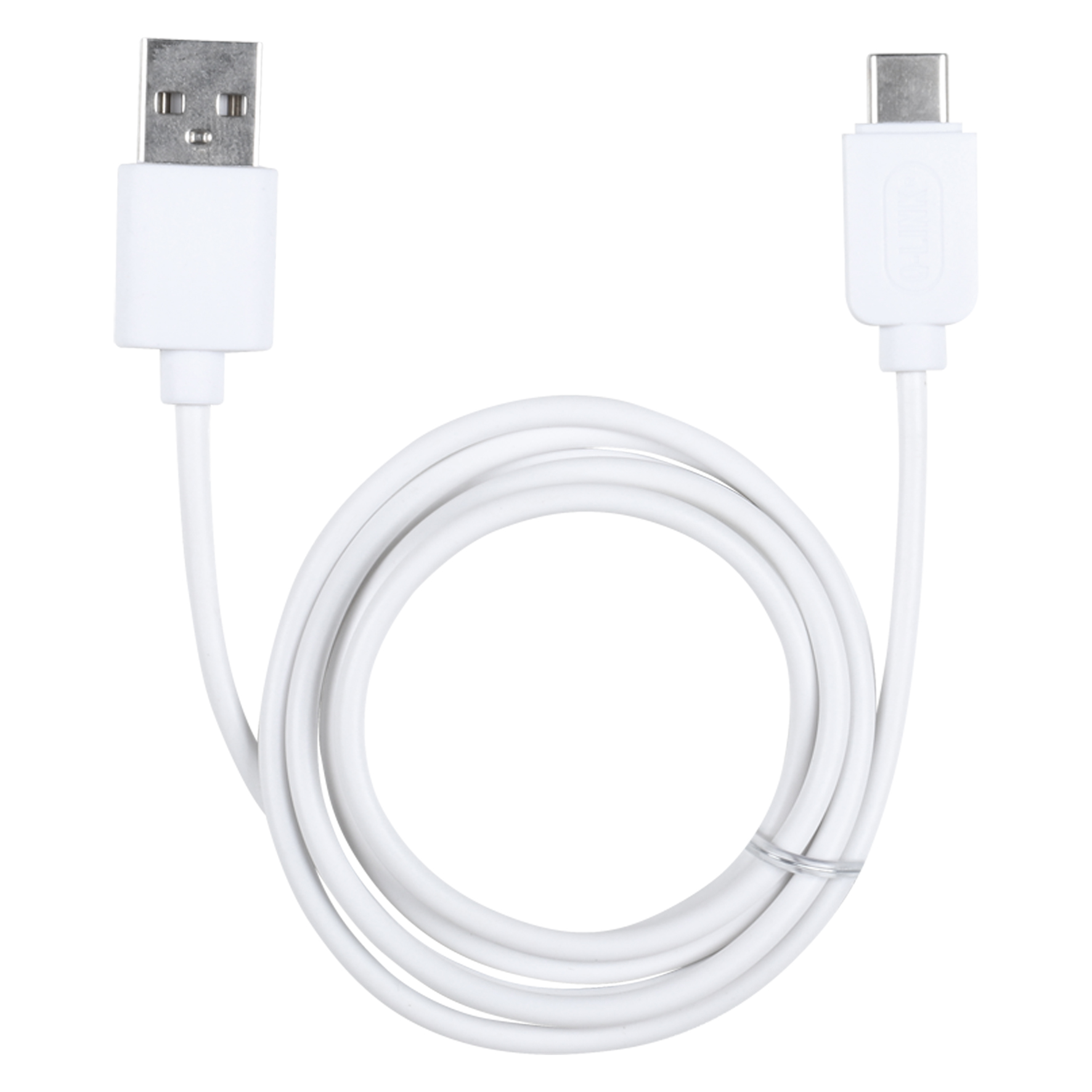 Q-Link datakabel - USB/type-C - vinyl - wit