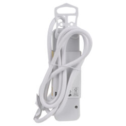Q-Link stekkerdoos - 3-voudig - met schakelaar - plat - 3 x 1.5 mm² - 1.5 m - PVC - wit - Afbeelding 4