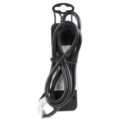 Q-Link stekkerdoos - 3-voudig - met schakelaar - plat - 3 x 1.5 mm² - 1.5 m - PVC - zwart - Afbeelding 3