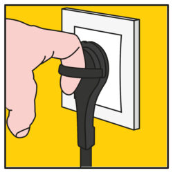 Q-Link stekkerdoos - 3-voudig - met schakelaar - plat - USB A/A - 3 x 1.5 mm² - 1.5 m - PVC - zwart - Afbeelding 2
