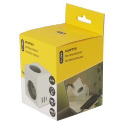 Q-Link verdeelstekker - cube - 3-voudig - randaarde - 2 x USB-A/1 x USB-C - Afbeelding 2