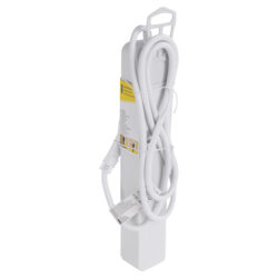 Q-Link stekkerdoos - 5-voudig - randaarde - met platte stekker - USB A/C - 3 x 1.5 mm² - 1.5 m - wit - Afbeelding 4