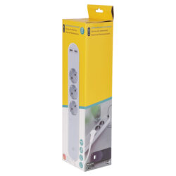 Q-Link stekkerdoos - 3-voudig - randaarde - WIFI meter - 3 x 1.5 mm² - 1.5 m - wit - Afbeelding 2