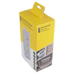 Q-Link stekkerdoos - 3-voudig - randaarde - USB A/C - met lamp - 3 x 1.5 mm² - 1.5 m - wit - Afbeelding 2