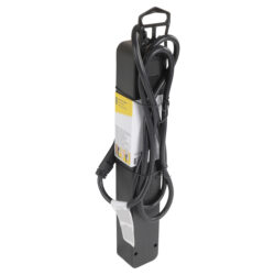 Q-Link stekkerdoos - 6-voudig - randaarde - met overspanningsbeveiliging - plat - met schakelaar - 3 x 1.5 mm² - 1.5 m - zwart - Afbeelding 4