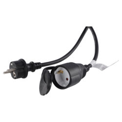 Q-Link verlengsnoer - randaarde - IP44 - H05RRF - 3 x 1.5 mm² - 20 m - zwart - Afbeelding 3