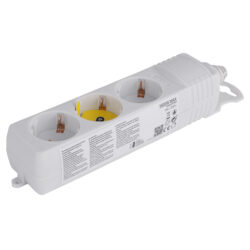Q-Link stekkerdoos - installatie - 3-voudig - randaarde - wit - Afbeelding 2