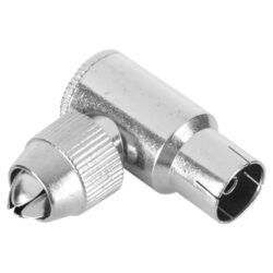 Q-Link COAX stekker - haaks - female - metaal - Afbeelding 2