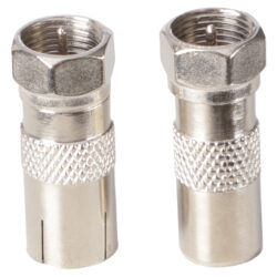 Q-Link COAX adapter - 1 male/f-connector - 1 female/f-connector - binnen draads - Afbeelding 3