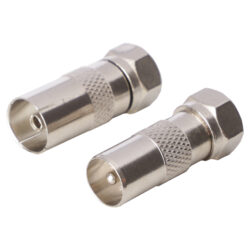Q-Link COAX adapter - 1 male/f-connector - 1 female/f-connector - binnen draads - Afbeelding 4