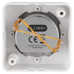 Q-Link COAX contactdoos - radio/tv - eind/rijg - opbouw - wit - Afbeelding 2
