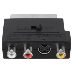 Q-Link scart adapter - met schakelaar - scart/3RCS/SVHS - Afbeelding 2