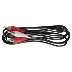 Q-Link tulp kabel - 2 RCA/2 RCA - male-male - rood/wit - 1.5 m - Afbeelding 3