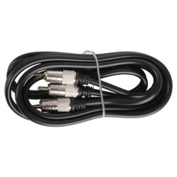 Q-Link tulp kabel - PQ - 2 RCA/2 RCA - male-male - zwart - 1.5 m - Afbeelding 3
