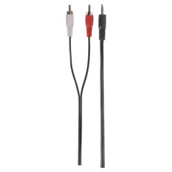 Q-Link tulp kabel - 1ste/2 RCA - male-male - rood/wit - 5 m