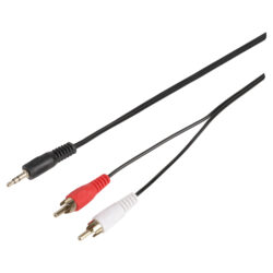 Q-Link tulp kabel - 1ste/2 RCA - male-male - rood/wit - 5 m - Afbeelding 4
