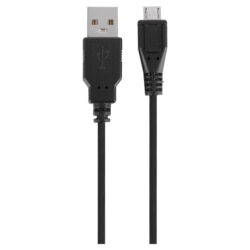 Q-Link USB kabel - 2.0 - USB-A male/micro - zwart - 2 m