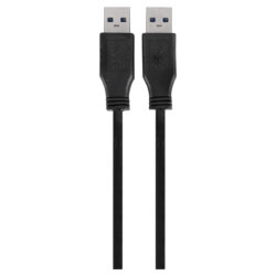 Q-Link USB kabel - 3.0 - USB-A male/male - zwart - 2 m
