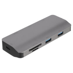 Q-Link USB-C hub - 8-in-1 - multifunctioneel - met kabel - 15 cm - Afbeelding 2