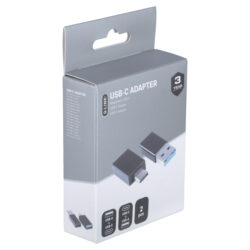 Q-Link adapter - 1 x USB C/A en 1 x USB-A/C 3.0 - zwart - Afbeelding 2