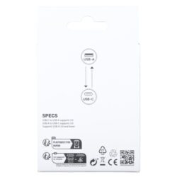 Q-Link adapter - 1 x USB C/A en 1 x USB-A/C 3.0 - zwart - Afbeelding 3