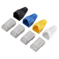 Q-Link FTP connector met hoesje - 4 x conn - RJ45 - CAT6 - 4 x hoes - KPN