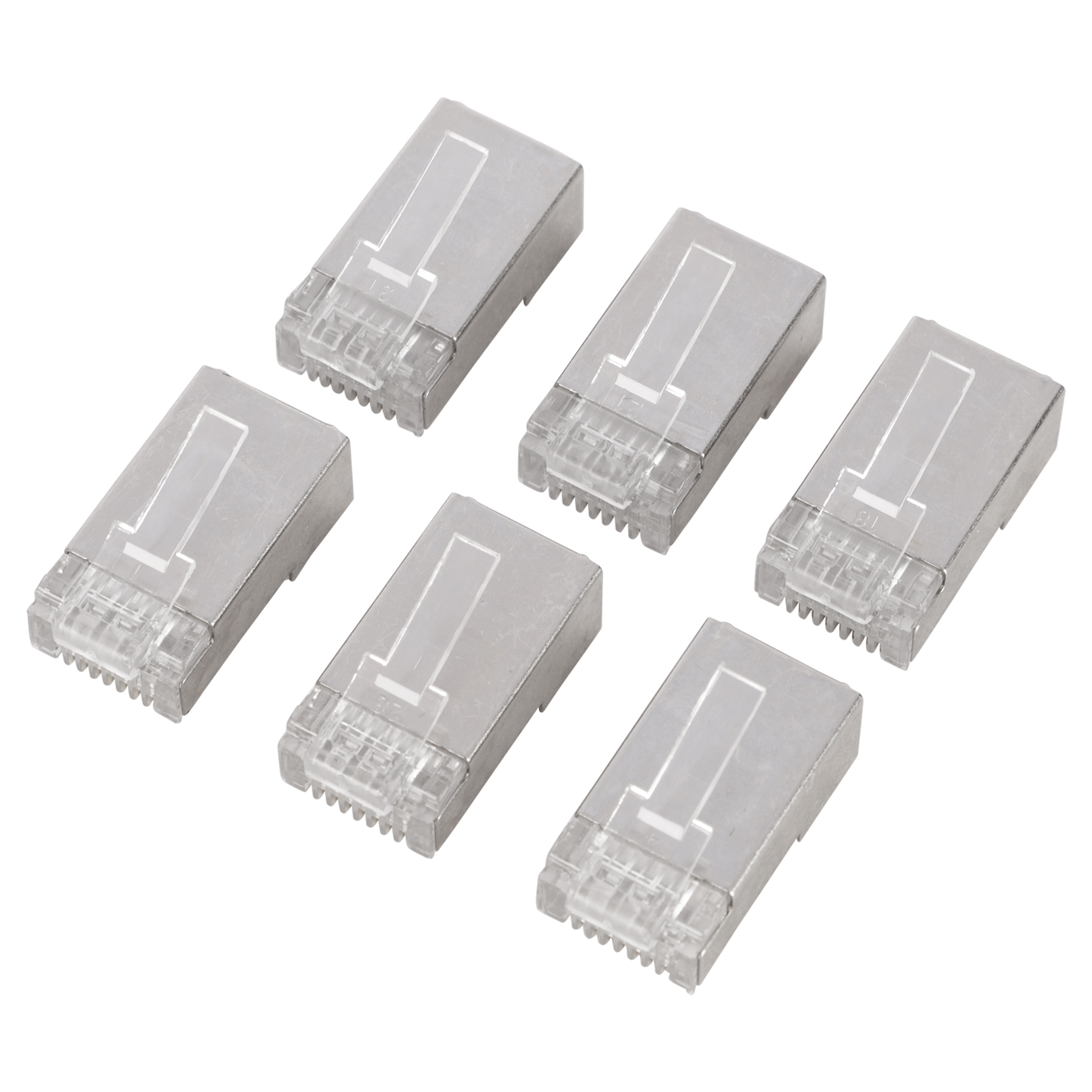 Q-Link FTP connector - 8-polig - RJ45 - CAT6 - afgeschermd - wit