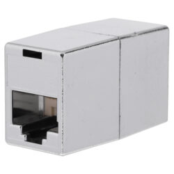 Q-Link UTP koppelstuk - CAT6 - RJ45 - afgeschermd - alu-kleur