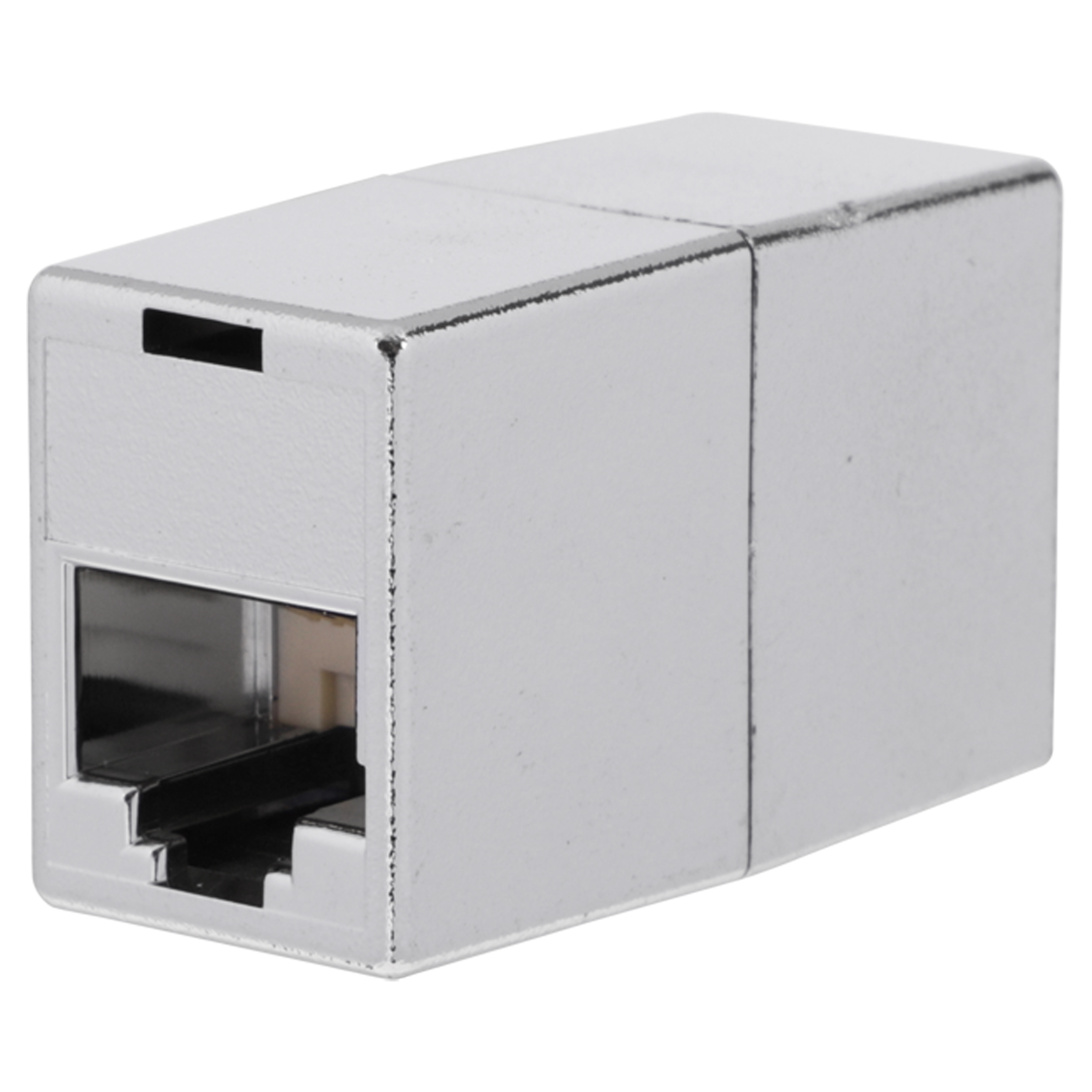 Q-Link UTP koppelstuk - CAT6 - RJ45 - afgeschermd - alu-kleur