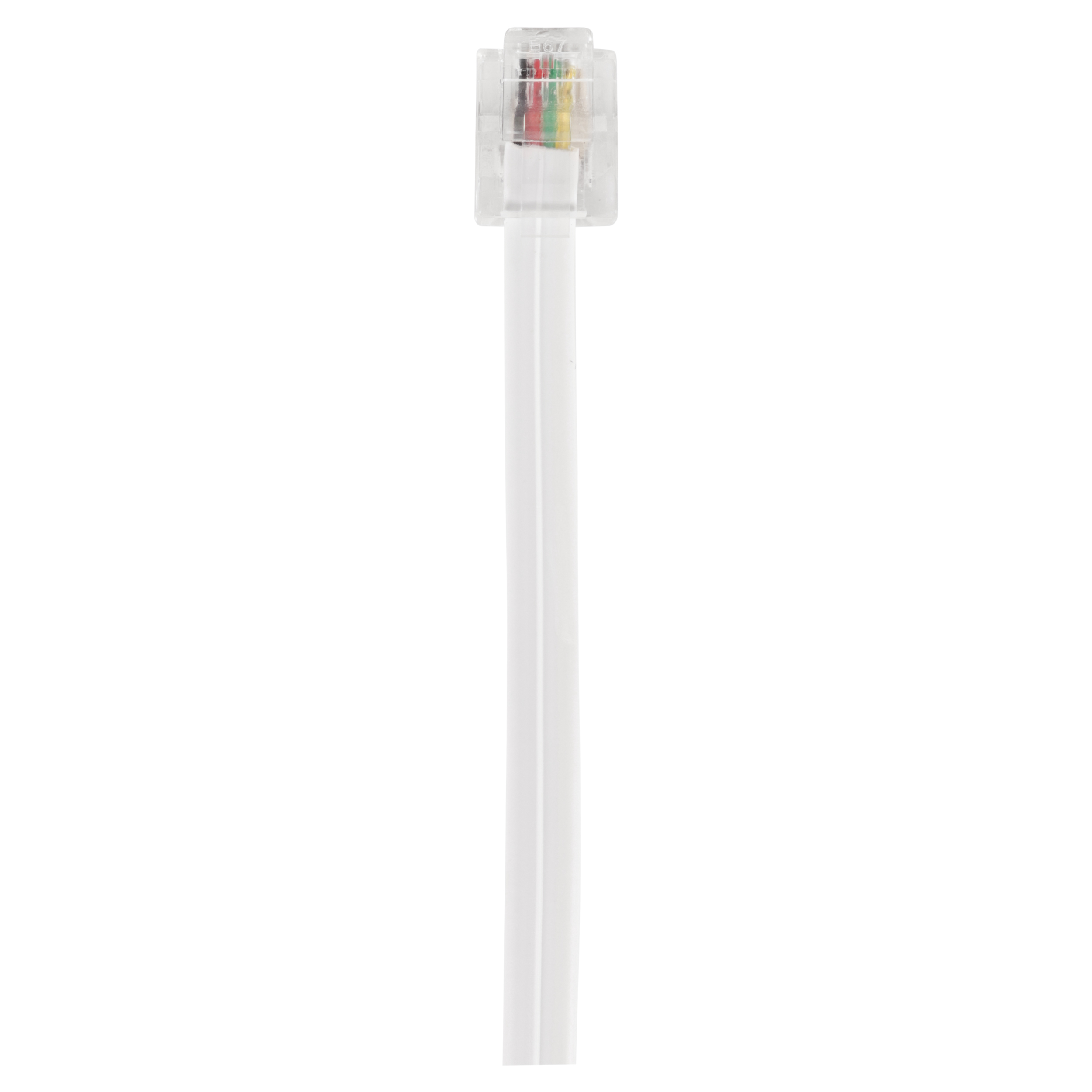 Q-Link telefoon aansluitsnoer - modulair - 2RJ11 - plug - wit - 5 m