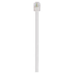 Q-Link telefoon aansluitsnoer - modulair - 2RJ11 - plug - wit - 10 m