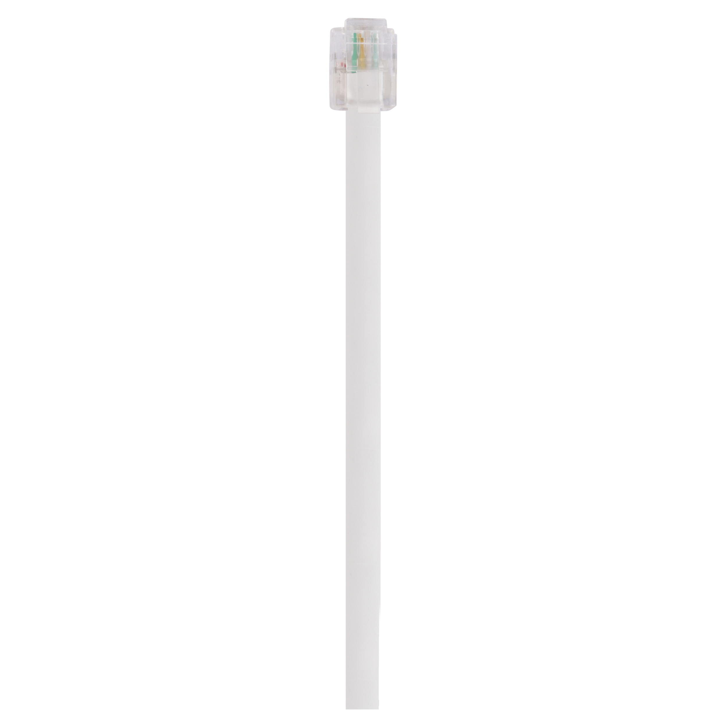 Q-Link telefoon aansluitsnoer - modulair - 2RJ11 - plug - wit - 10 m