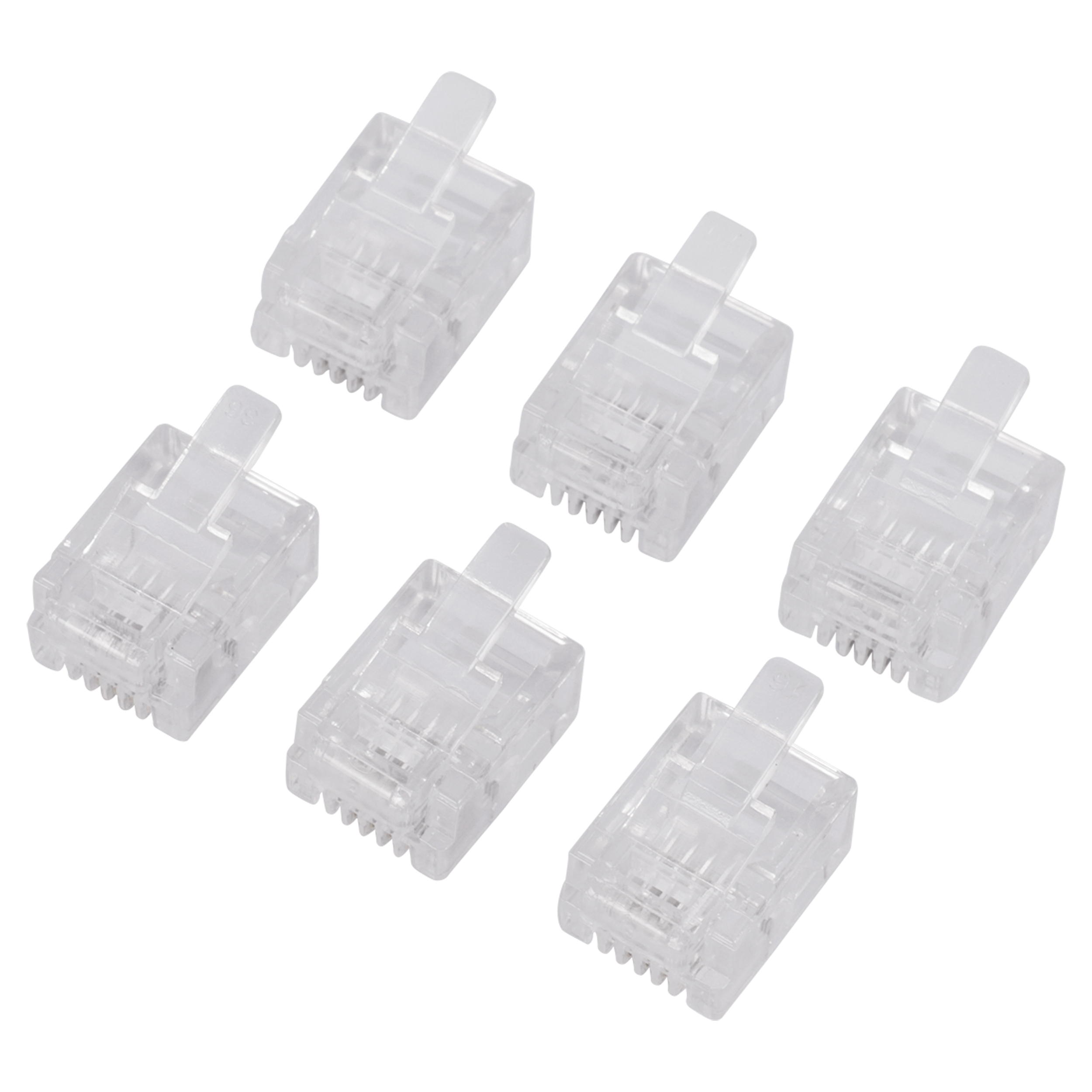 Q-Link telefoon plug - modulair - RJ11 - 4-polig
