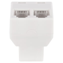 Q-Link telefoon splitter - NL - modulair - RJ11 - 4-polig - 1 female - 2 female - wit - Afbeelding 2