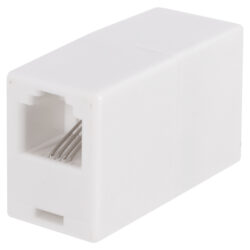 Q-Link telefoon koppelstuk - modulair - RJ11 - 4-polig - wit