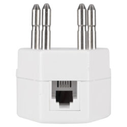 Q-Link telefoon stekker - NL - tweeweg - modulair - 4-polig - wit - Afbeelding 2