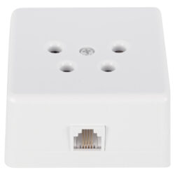 Q-Link telefoon contactdoos - nl - opbouw - modulair - 4-polig - wit - Afbeelding 4
