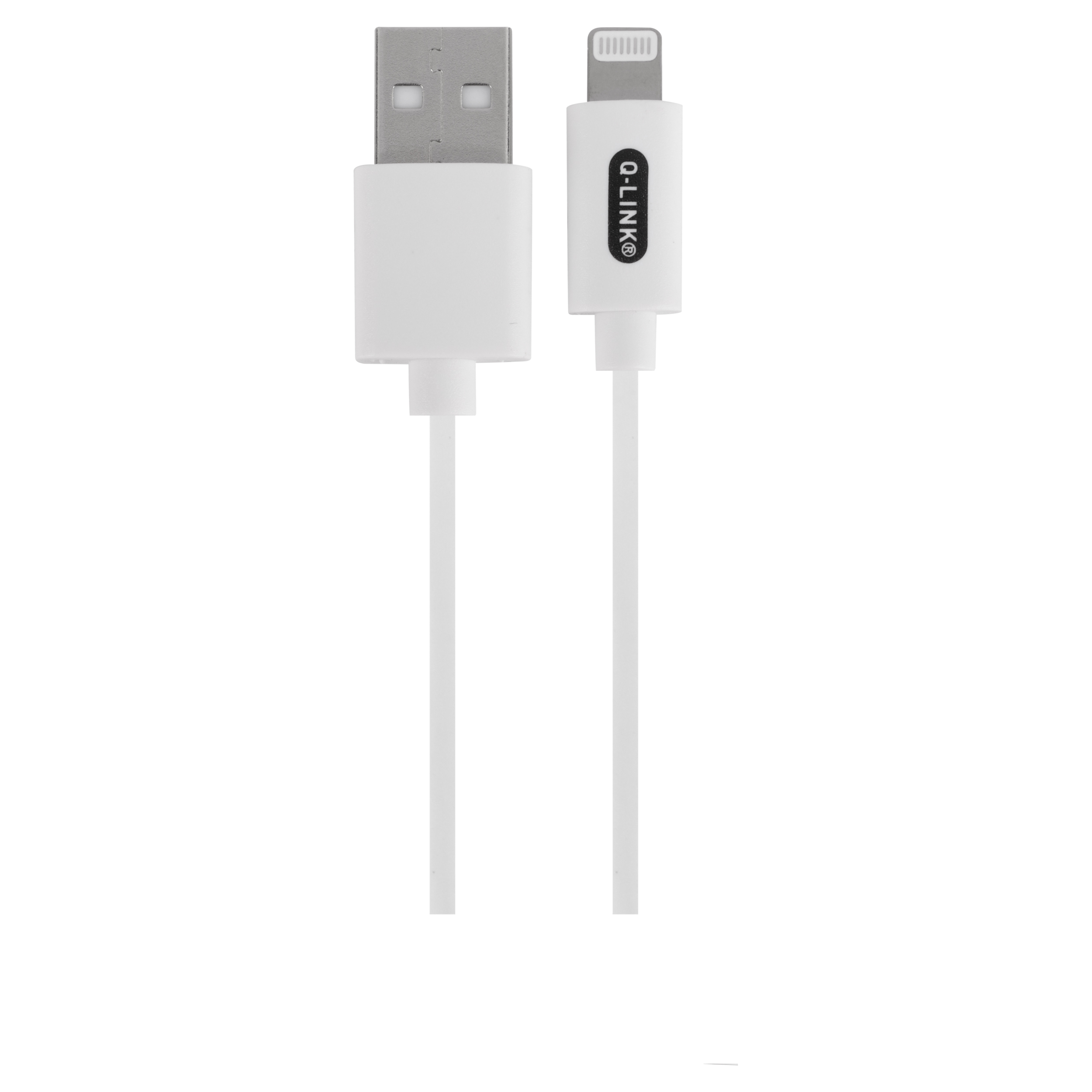 Q-Link datakabel - USB/iPhone - MFI - wit - 1 m