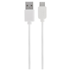 Q-Link datakabel - 2.0 - USB-A/type-C - wit - 1.5 m