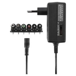 Q-Link AC/DC adapter - 300 MA - met 6 pluggen