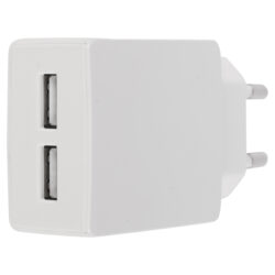 Q-Link thuislader - duo - 230V - 5V - 2.4A max - wit - Afbeelding 4