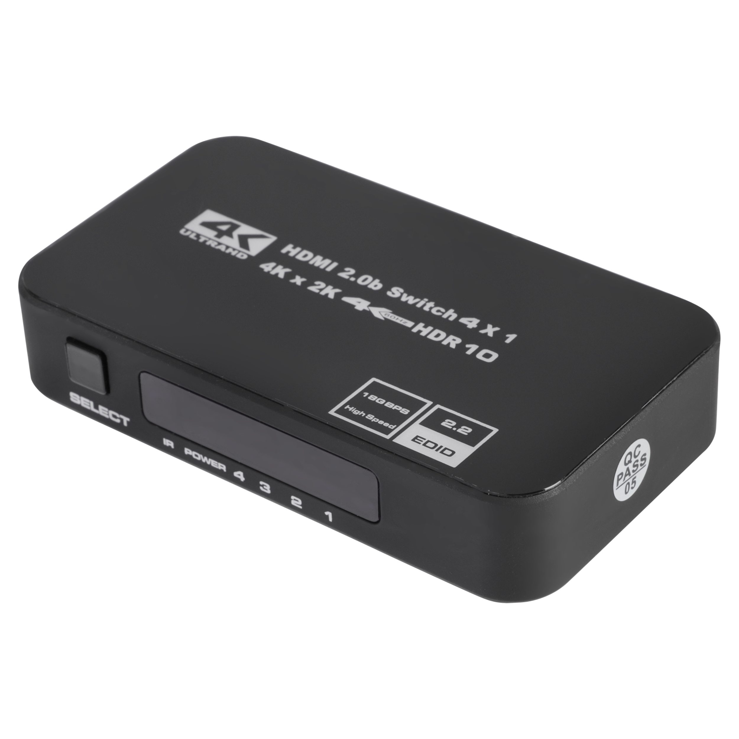 Q-Link HDMI switch - HD - 4P - 4K/60HZ - zwart