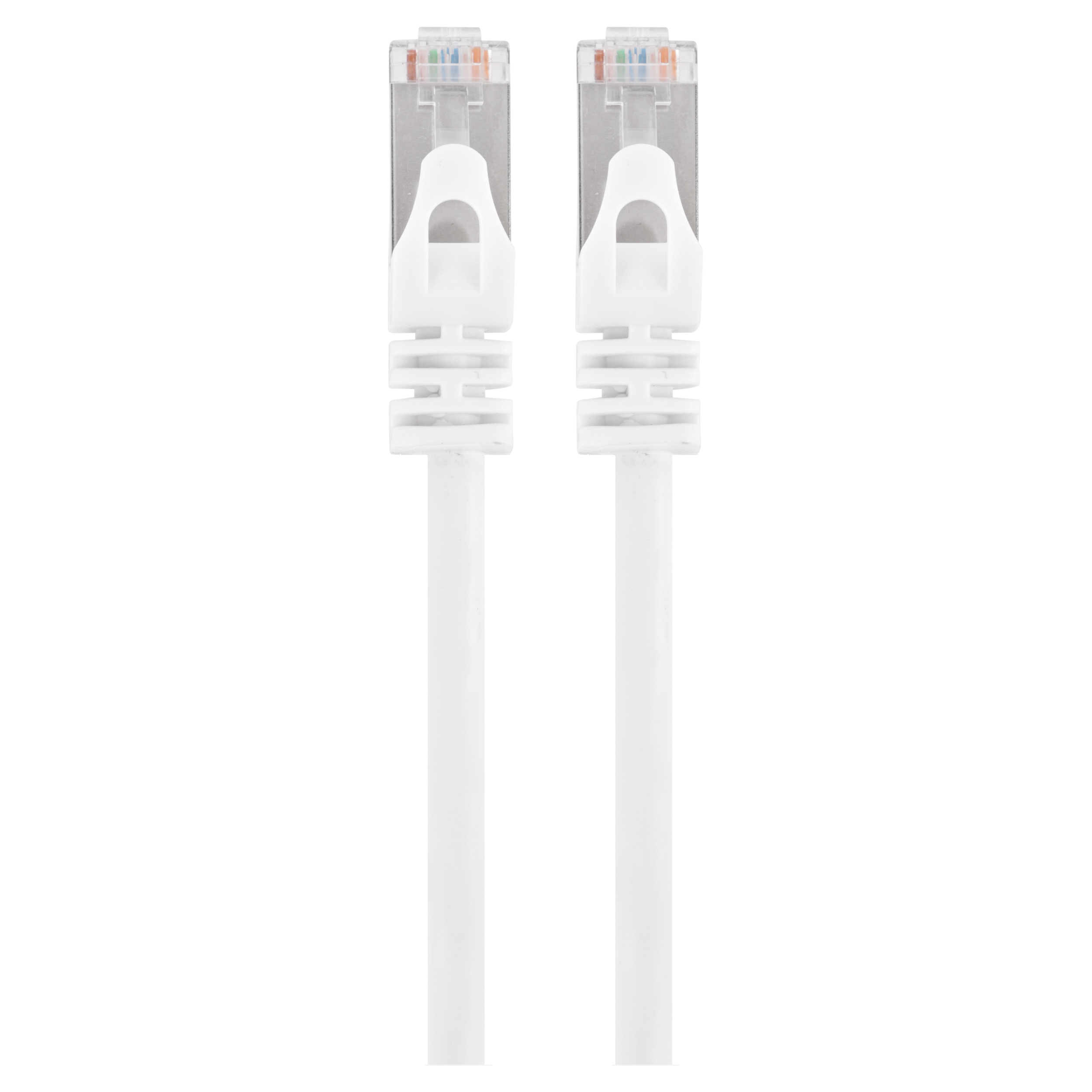 Q-Link FTP kabel - CAT7 - 2RJ45 - wit - 20 m