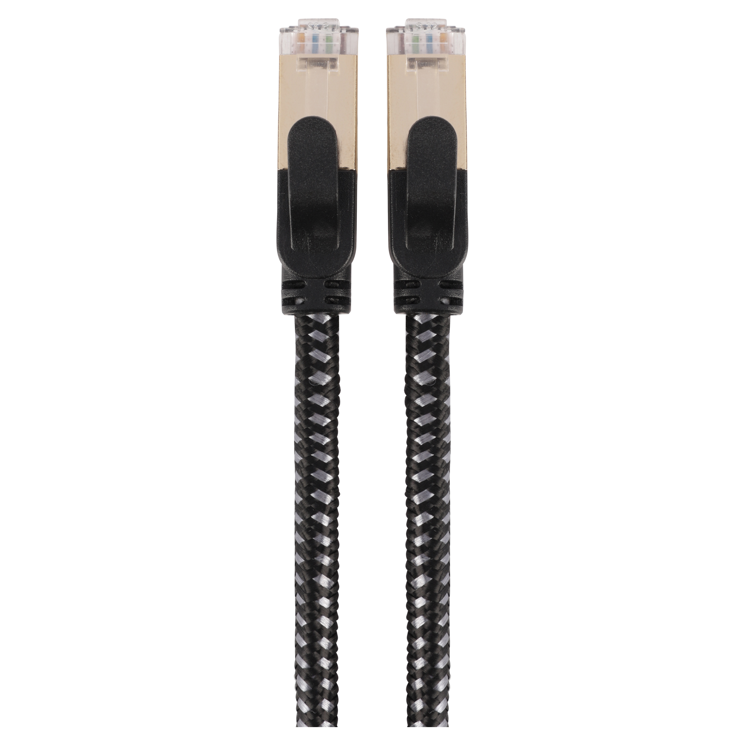 Q-Link FTP kabel - CAT8 - 2RJ45 - KPN - 1.5 m - zwart