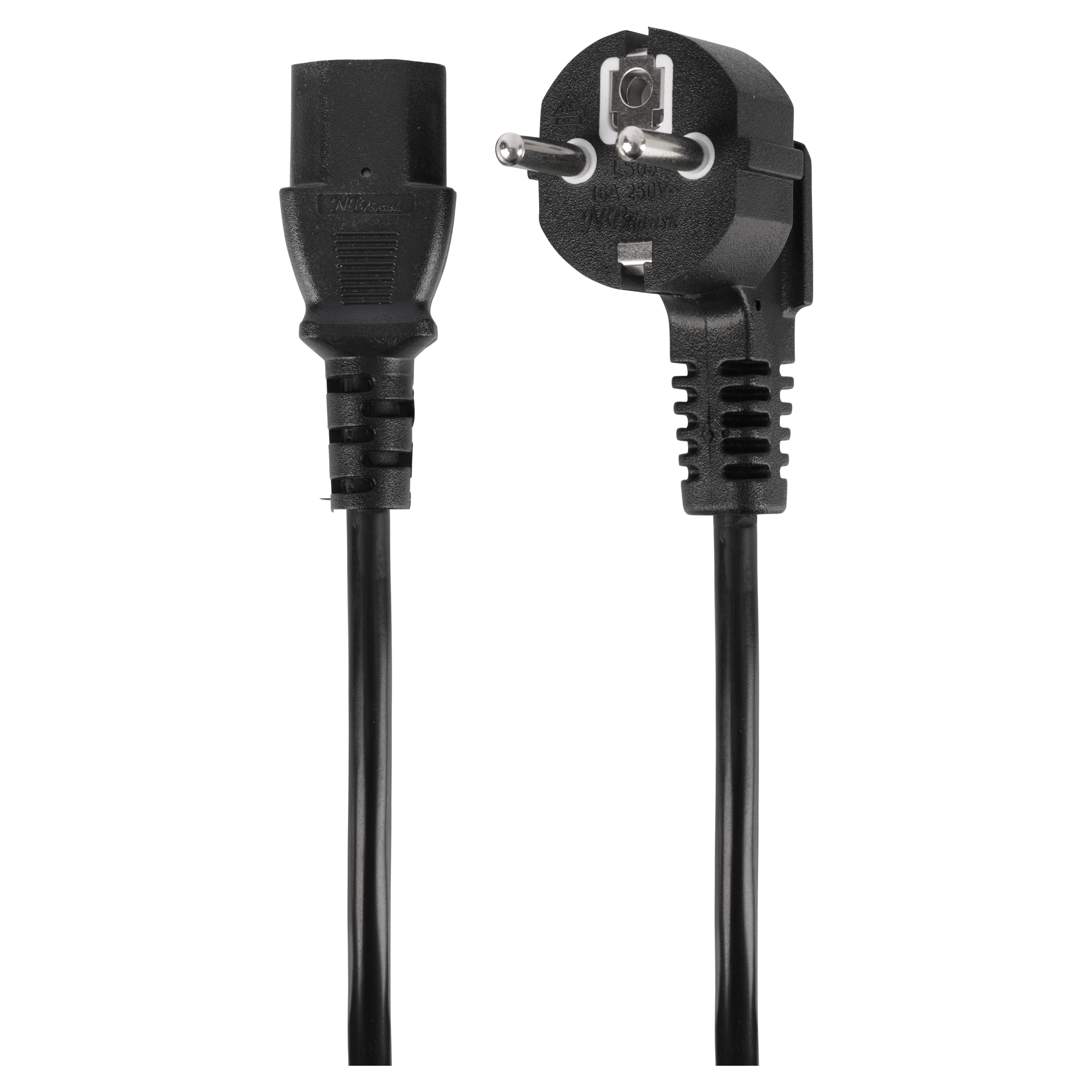 Q-Link voedingskabel - schuko - C13 - 2 m