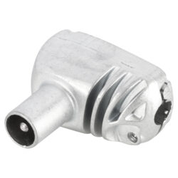 Q-Link COAX stekker - KabelKeur - haaks - male - metaal